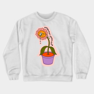 Frequent Crier Club Sad Flower Crewneck Sweatshirt